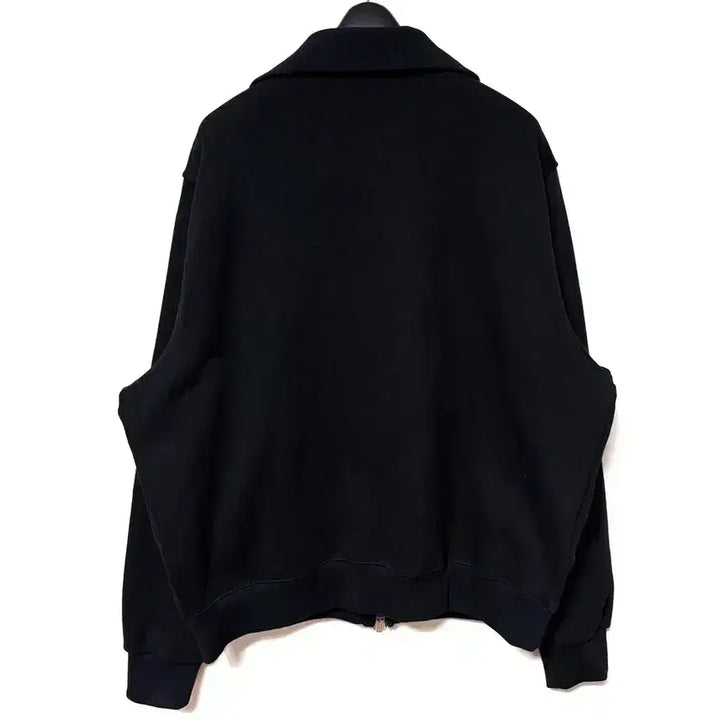[BUNJANG] KIMUIR Zip-up Jacket Curved Big Collar Oversized Black / [M,95]키뮤어 집업 자켓 커브드 빅카라 오버핏 블랙