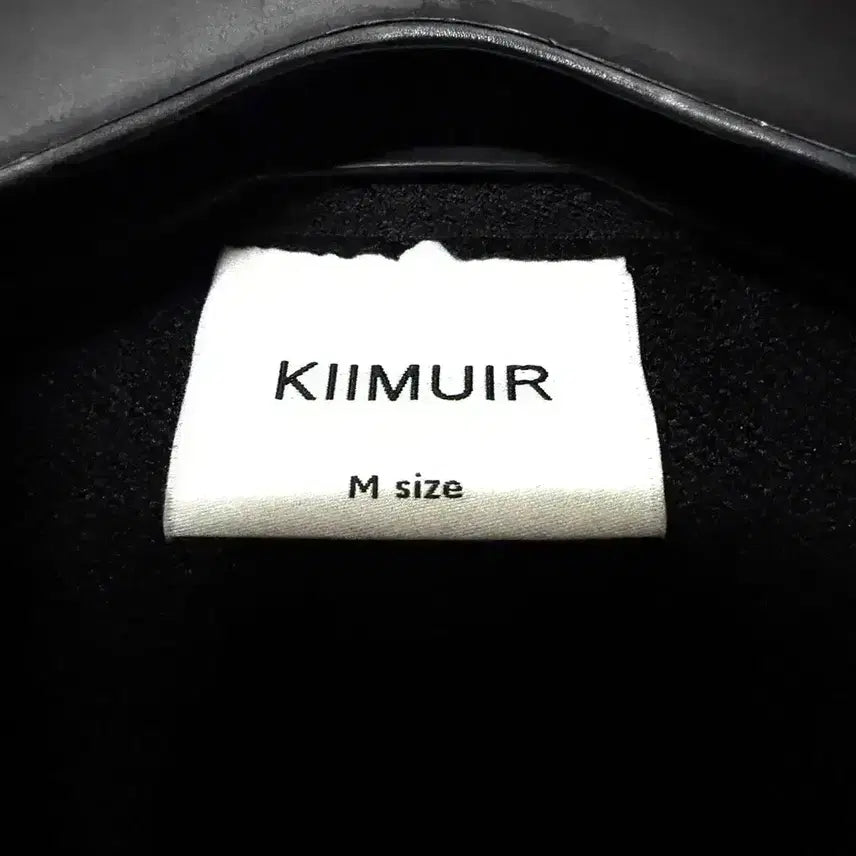 [BUNJANG] KIMUIR Zip-up Jacket Curved Big Collar Oversized Black / [M,95]키뮤어 집업 자켓 커브드 빅카라 오버핏 블랙