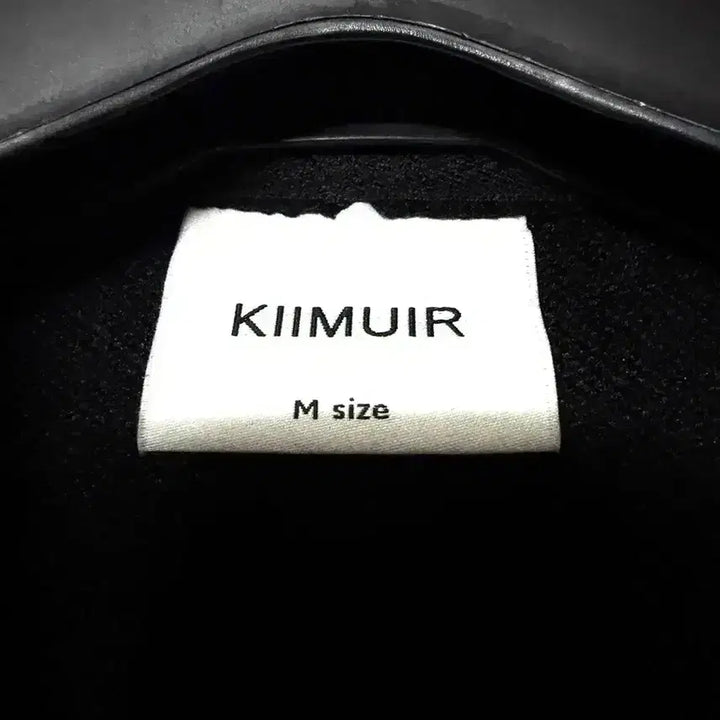 [BUNJANG] KIMUIR Zip-up Jacket Curved Big Collar Oversized Black / [M,95]키뮤어 집업 자켓 커브드 빅카라 오버핏 블랙