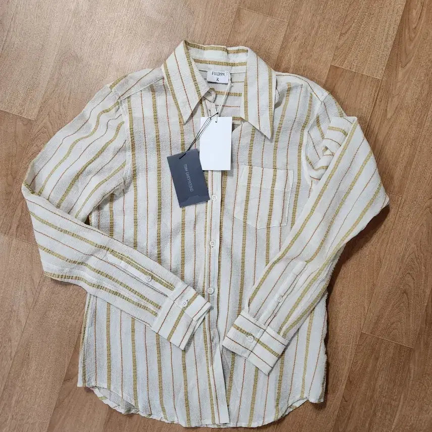 [BUNJANG] Filippa K Seersucker Shirt - Size 36 (Fits 55) / Filippa K  필리파 케이 시어서커셔츠 새상품