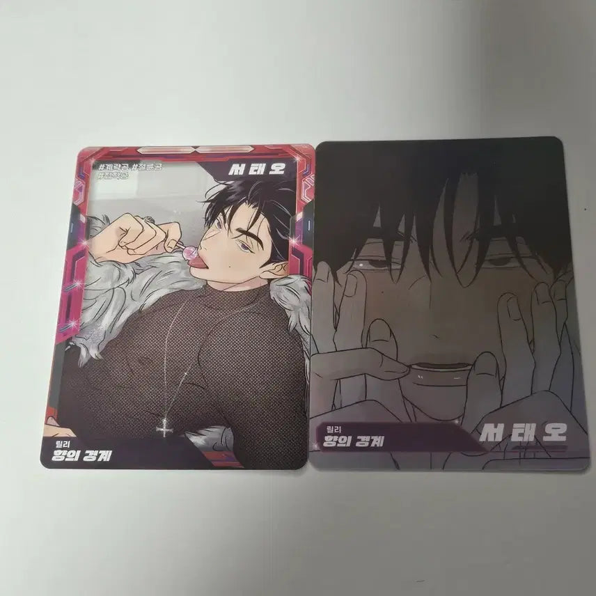 [BUNJANG] Resin Trading Card Han Eui Gyeungye Seo Taeo Bundle Set / 레진 트레이딩 카드 포토카드 향의경계 서태오 일괄