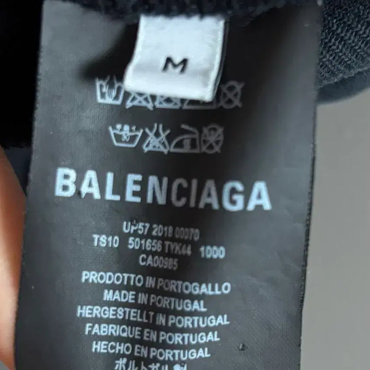 [BUNJANG] Balenciaga Laurel Logo Hoodie / (정품)발렌시아가 월계수 로고 후드티