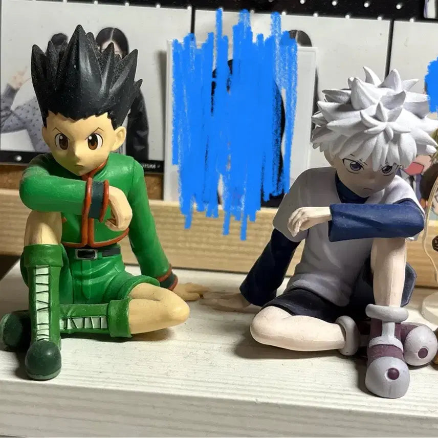 [BUNJANG] Hunter x Hunter Gon Freecss &amp; Killua Zoldyck Figure Set / 헌터헌터 피규어 곤 키르아
