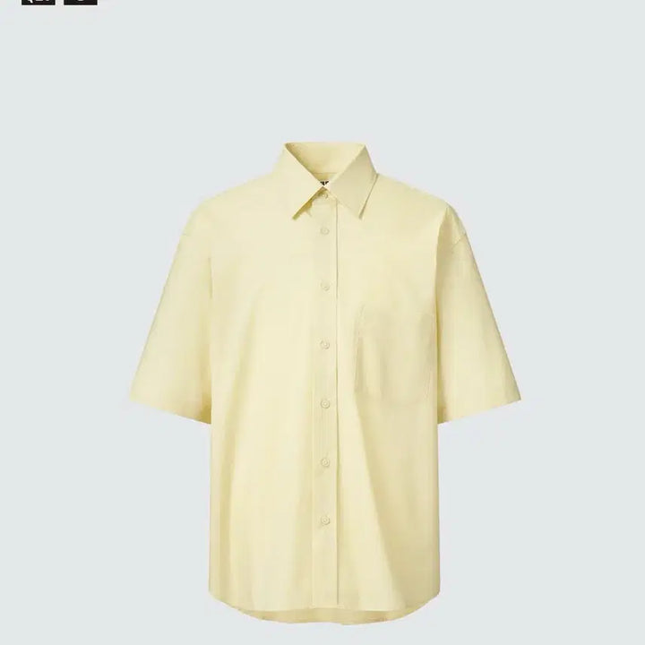 [BUNJANG] Uniqlo U Oversized Short Sleeve Shirt (Size L) / 유니클로 U 오버사이즈 셔츠(5부)