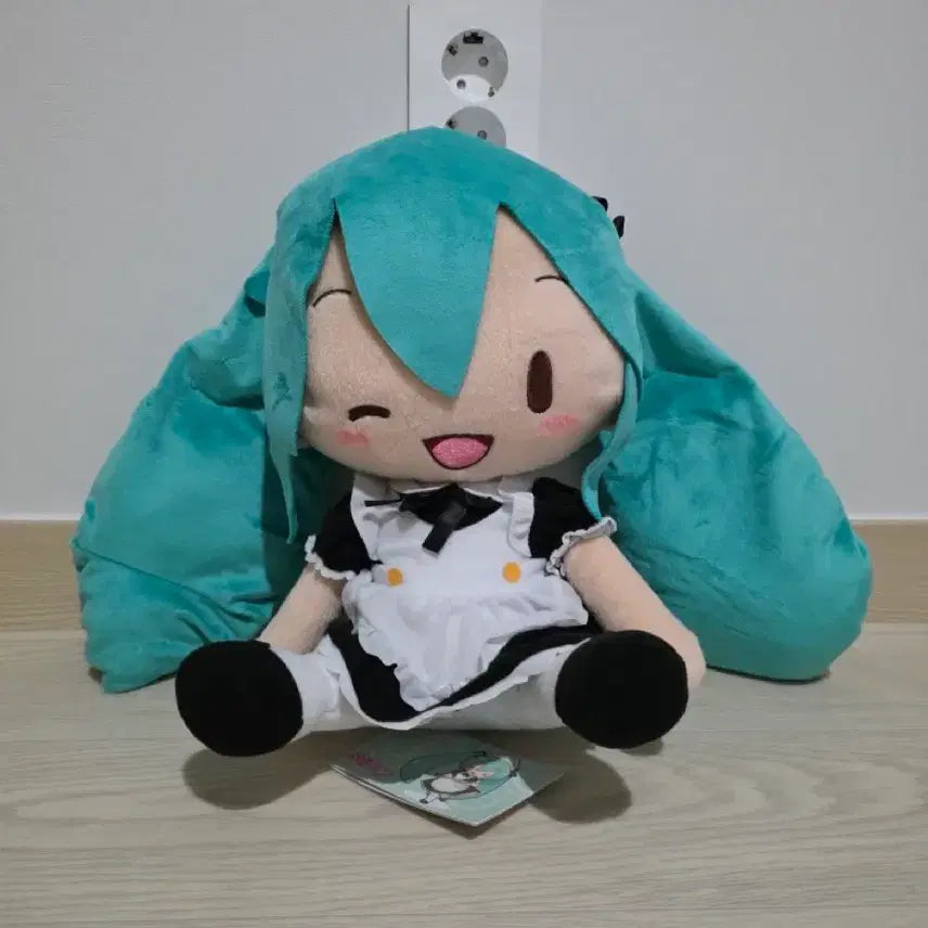 [BUNJANG] Miku Fuwa Pucci Maid Miku Plush / 미쿠 후와푸치 메이드미쿠 인형 새상품