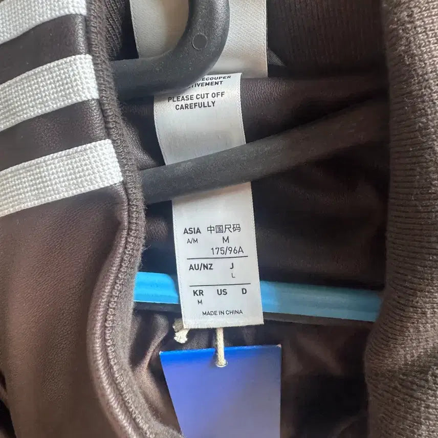 [BUNJANG] Adidas Plether 3S Leather Jacket Brown / M) 아디다스 플레더 3S 레더자켓 브라운 커피