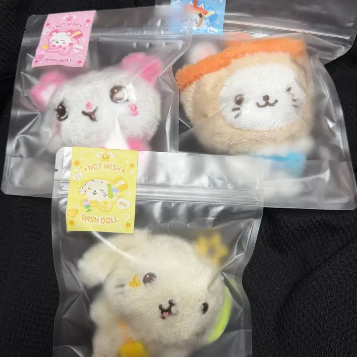 [BUNJANG] NCT WISH Wish Doll Bundle Set (Bubble Nyan, Pangyi, Ryun Ryun) - Sealed / 미개봉) 엔시티 위시 위시돌 일괄(버블냥, 팡이, 룐룐)