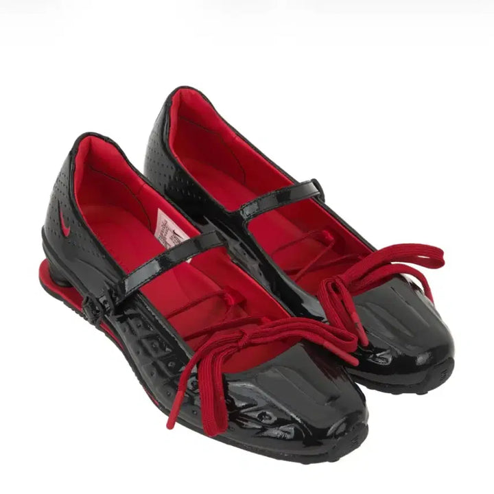 [BUNJANG] Nike x Labelhood Shox Calisstra Black &amp; University Red / 나이키 x 라벨후드 샥스 Z 칼리스트라 블랙 앤 유니버시티 레드