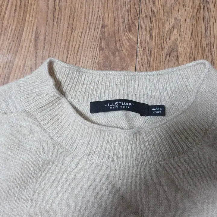 [BUNJANG] JILLSTUART Beige Cashmere 100% Knit Sweater / 질스튜어트 베이지색 니트 팝니다