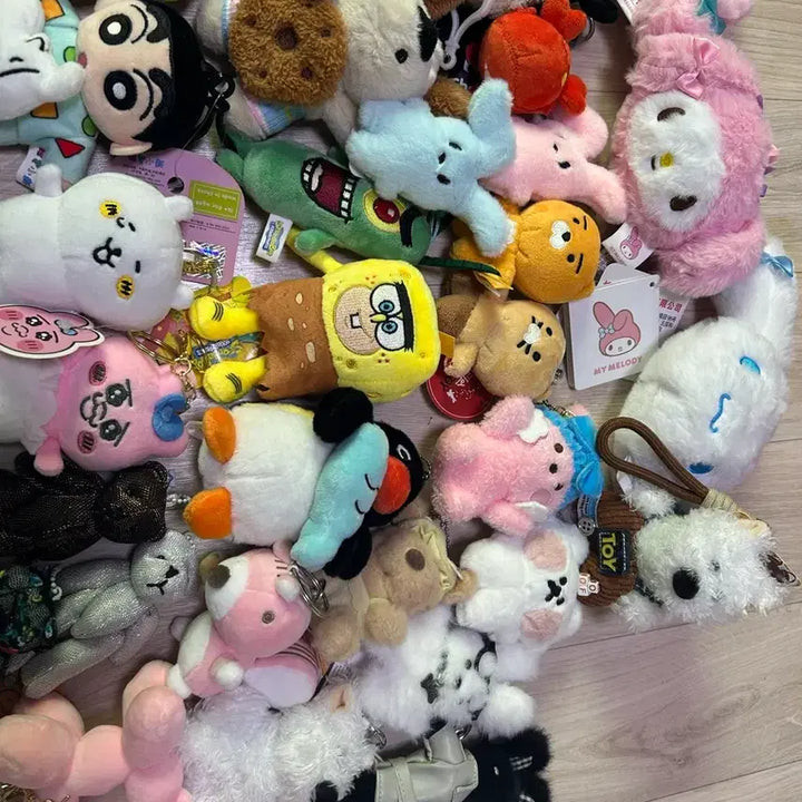 [BUNJANG] Character Plush Keychain Set / 캐릭터 인형 키링 판매합니다