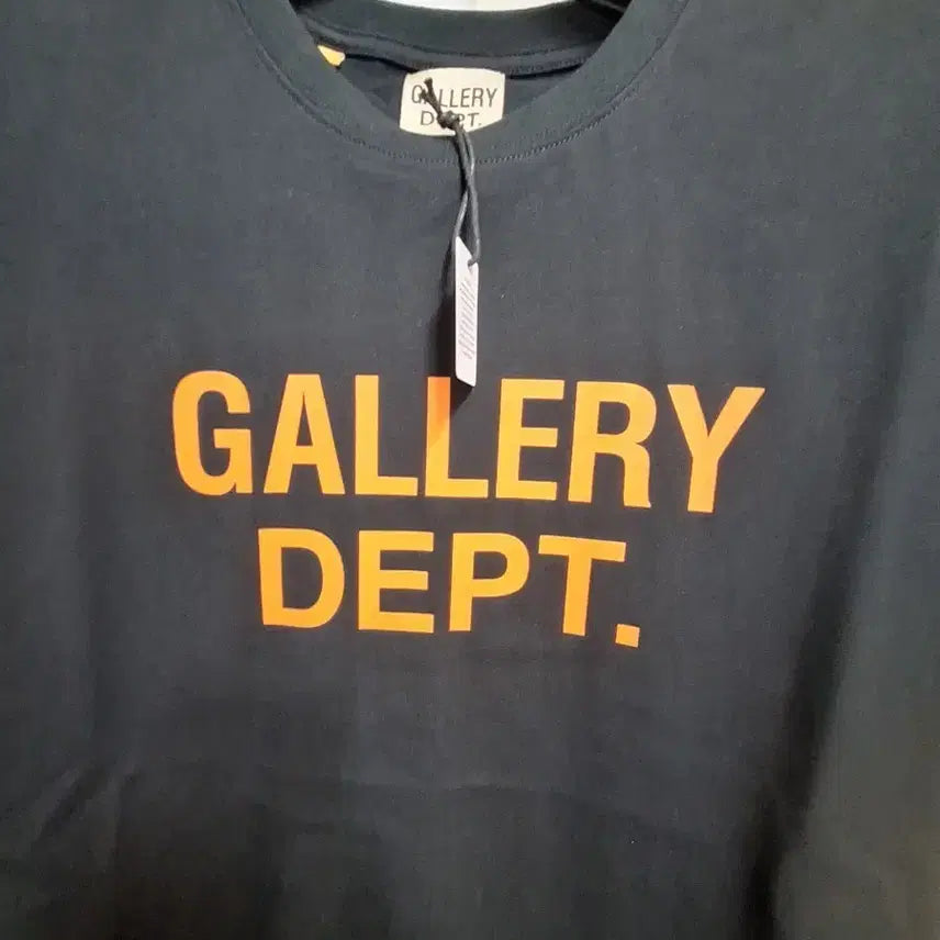 [BUNJANG] Gallery Dept Black Logo T-Shirt Size 2 / 갤러리뎁트 검정색 로고 반팔 티셔츠 2사이즈 새상품