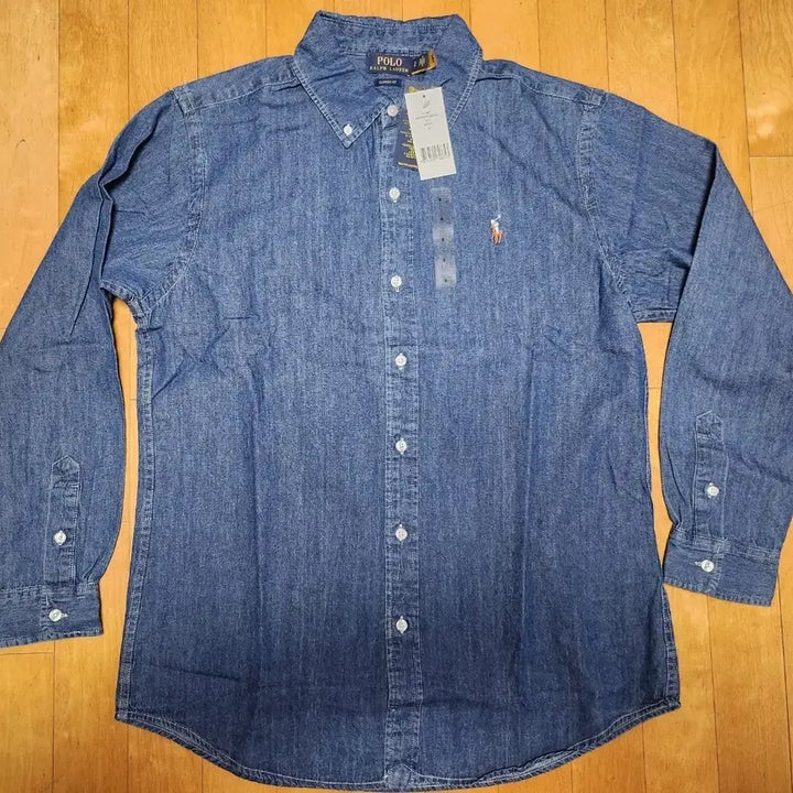 [BUNJANG] Polo Ralph Lauren Denim Shirt Navy S / [새상품] 폴로 랄프로렌 데님 셔츠 네이비 S