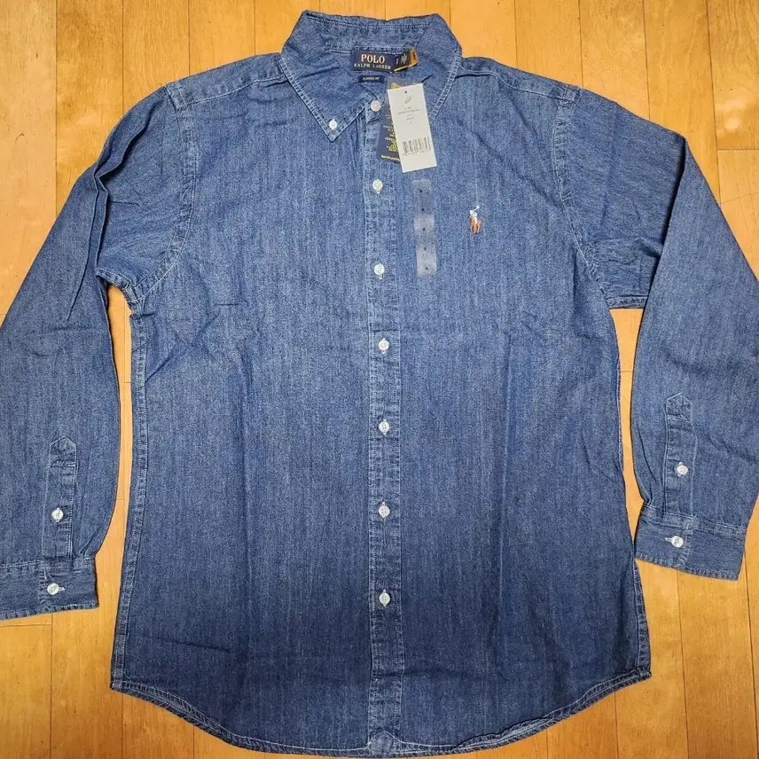 [BUNJANG] Polo Ralph Lauren Denim Shirt Navy S / [새상품] 폴로 랄프로렌 데님 셔츠 네이비 S