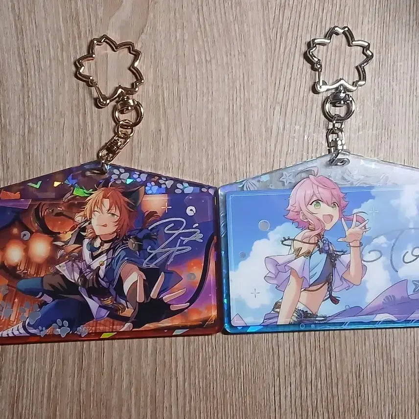 [BUNJANG] Ensemble Stars!! Chara-ani Acrylic Keychain - Leo Tsukinaga &amp; Tori Himemiya / 앙상블스타즈!!중스타 아크릴 키링/츠키나가 레오,히메미야 토리