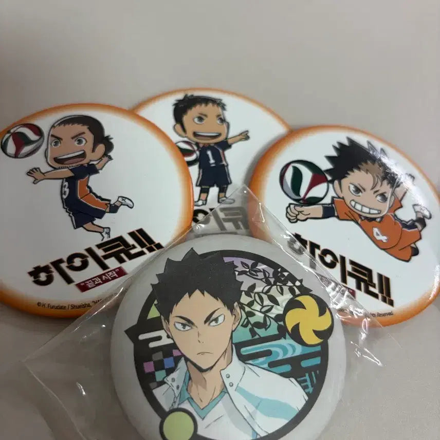 [BUNJANG] Haikyuu!! Can Badge Bundle Set / 일괄가격)하이큐!! 캔뱃지 세트