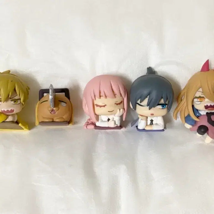 [BUNJANG] Chainsaw Man Onemutan Earth Color Gacha Full Set / 일괄) 체인소맨 오네무탄 어스컬러 가챠 5종세트 덴지 아키 마키마 파워