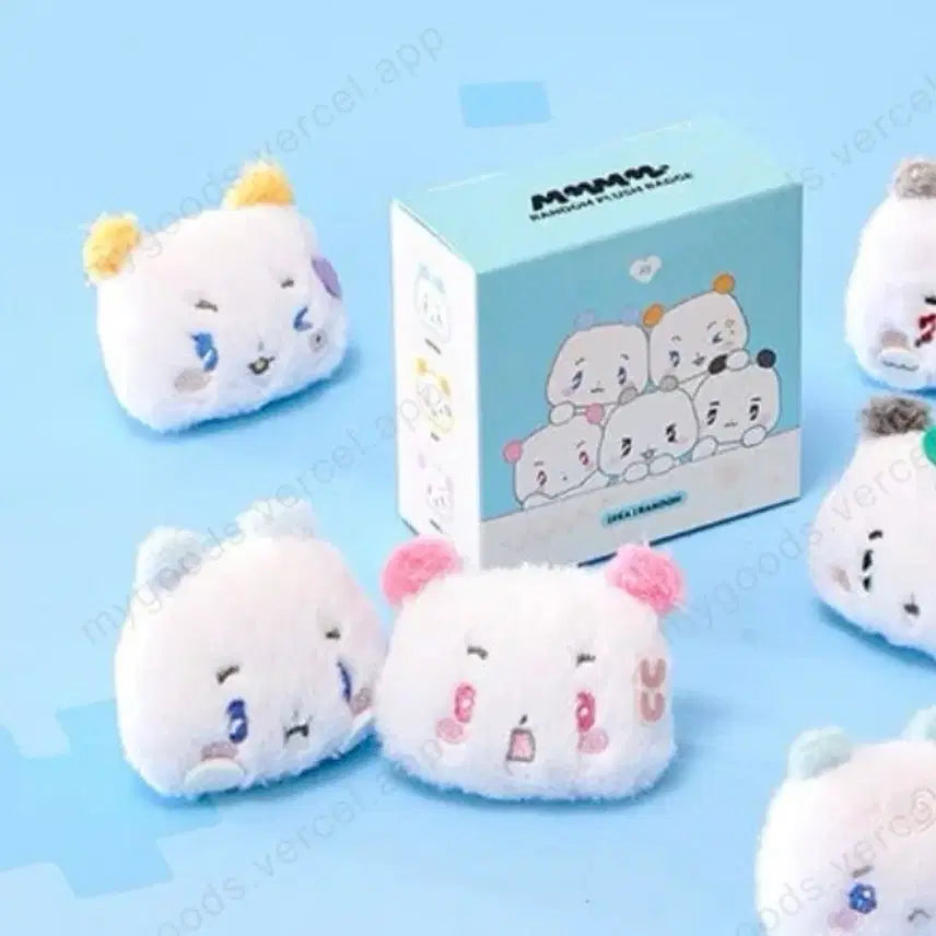 [BUNJANG] PLAVE Mame Mimi Mu Random Doll Brooch Badge MyeMu Mwa Bundle Set / 플레이브 므메미무 인형 브로치 뱃지 몌무 뫄 일괄