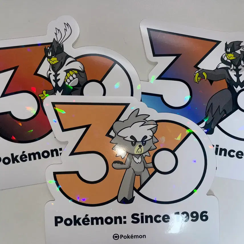 [BUNJANG] Pokemon 30th Anniversary Sticker (Urano Series) / 포켓몬 30주년 스티커 팝니다(우라오스 시리즈