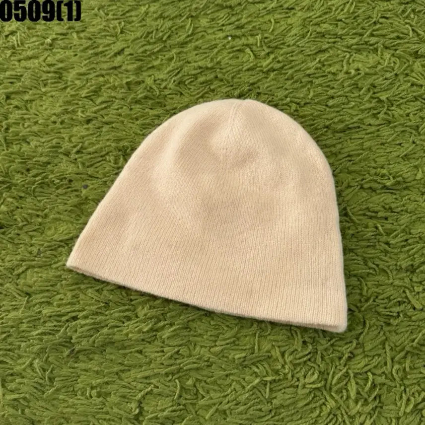 [BUNJANG] Polo Ralph Lauren Beige Wool Beanie Hat / 폴로 랄프로렌 베이지색 울 비니 모자