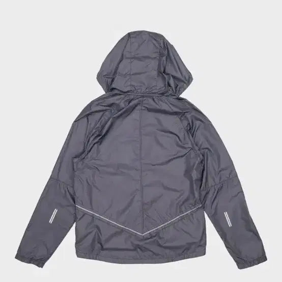 [BUNJANG] Nike Hooded Windbreaker Jacket Grey / 나이키 후드 바람막이 자켓 그레이