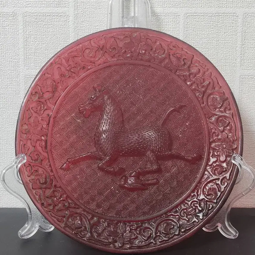 [BUNJANG] Pumpkin Red Horse Vase Chinese Ceramic / 호박 적토마 환    중국도자기