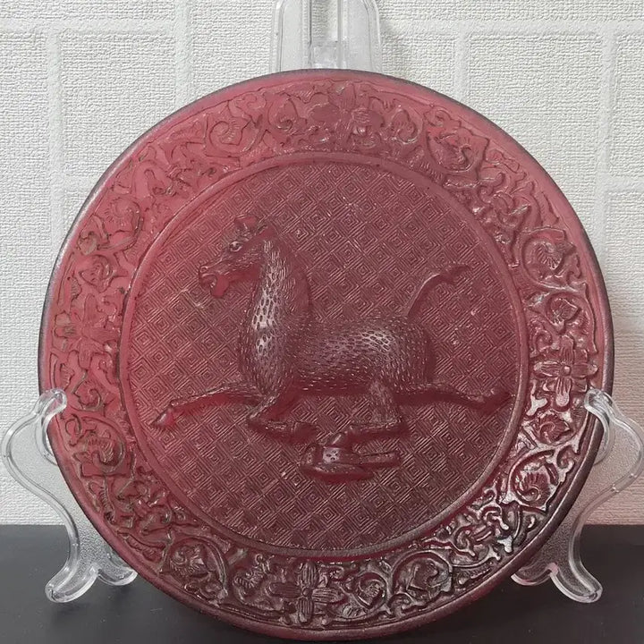 [BUNJANG] Pumpkin Red Horse Vase Chinese Ceramic / 호박 적토마 환    중국도자기