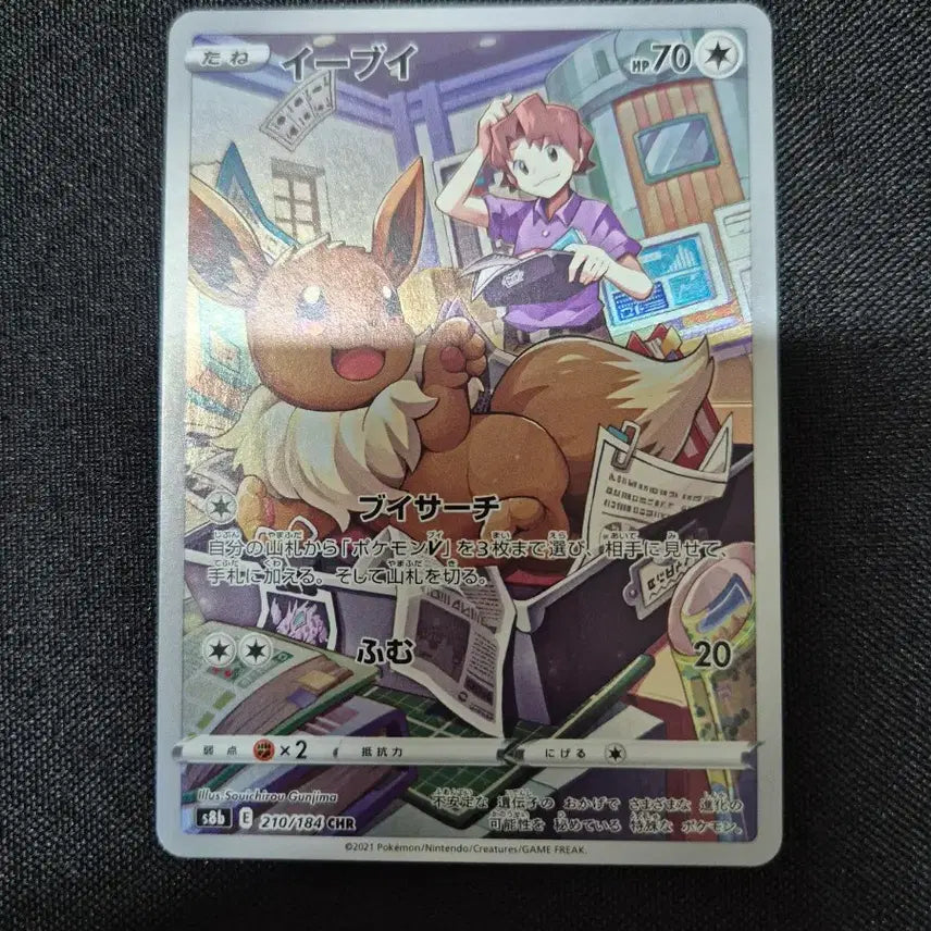 [BUNJANG] Pokemon Card Japanese Eevee chr / 포켓몬 카드 일판 이브이 chr
