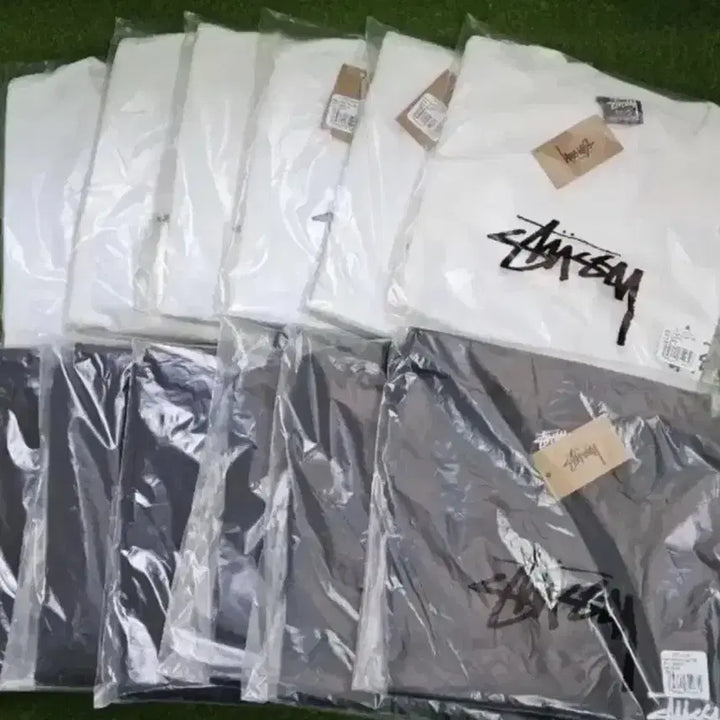 [BUNJANG] Stussy Basic Short Sleeve T-Shirt / 정품/무료배송)스 투 시 베이직 반팔 , 블랙 화이트