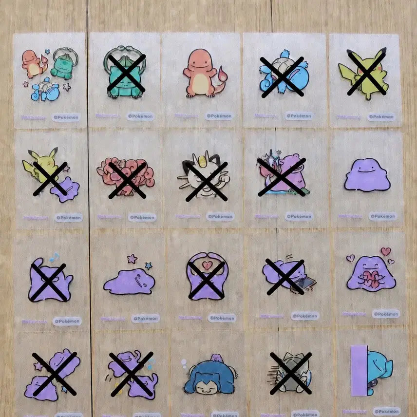 [BUNJANG] Colorgram Pokemon Sticker Set / (교환/구매) 올리브영 포켓몬 컬러그램 씰