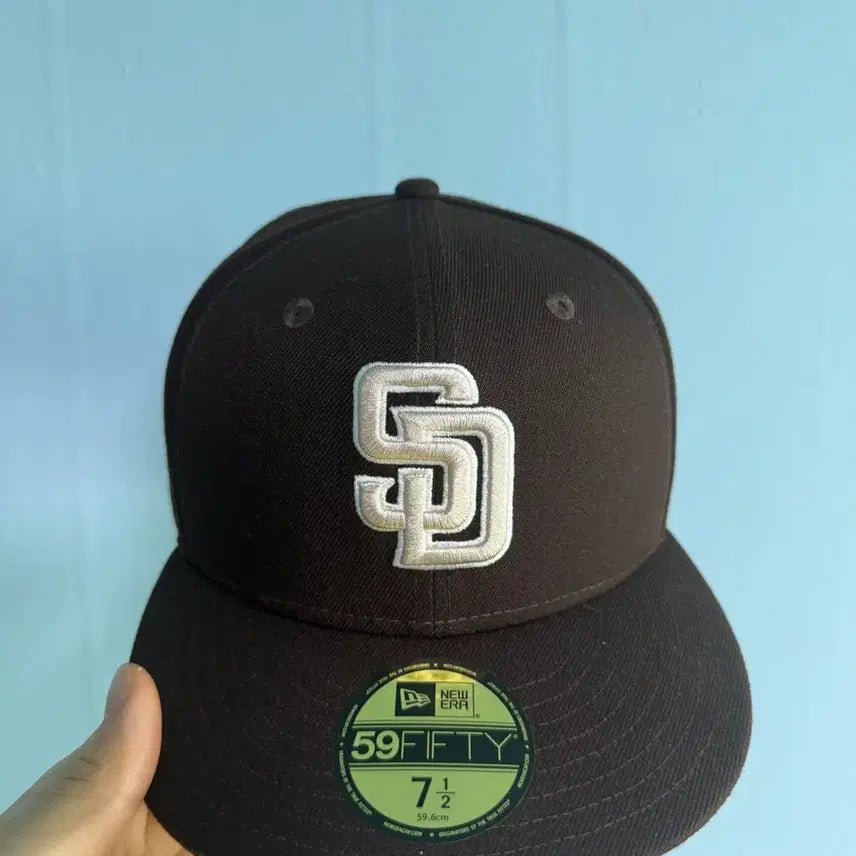 [BUNJANG] New Era 59FIFTY San Diego Padres Baseball Cap (7 1/8) / 뉴에라 59fifty 샌디에이고 브라운 712