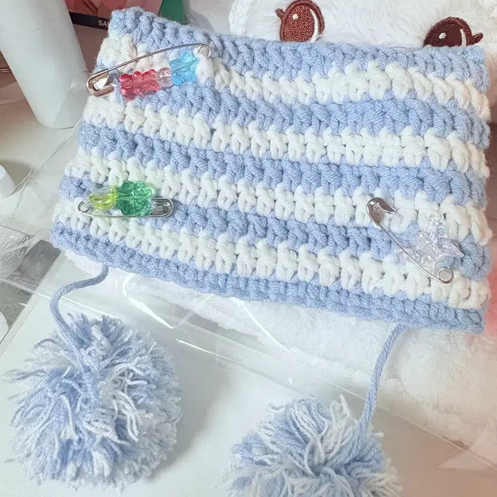 [BUNJANG] Bubble Cat Knit Hat / 버블냥 모자 팔아용
