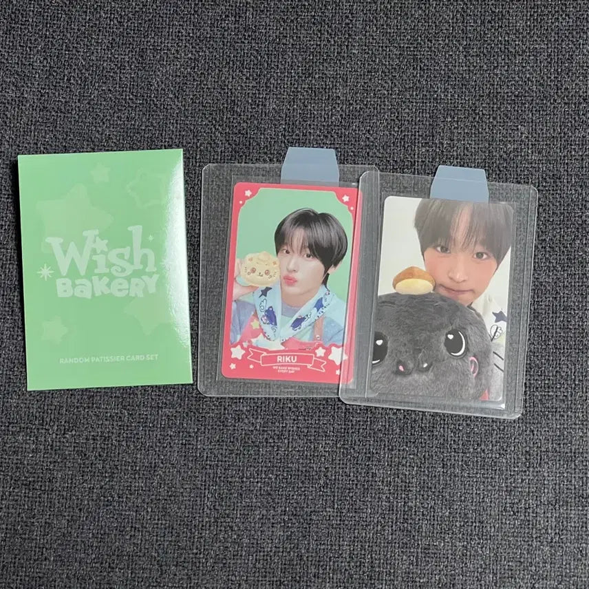 [BUNJANG] Wish Bakery Riku Photocard Set / 위시 베이커리 트레카 리쿠 포카 세트