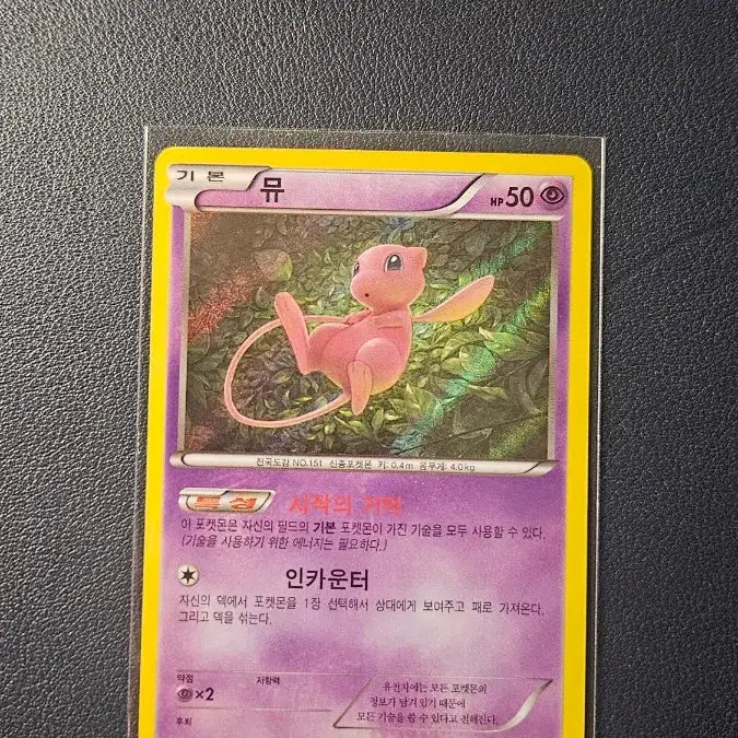 [BUNJANG] Pokemon Card Mew EX / 포켓몬카드 뮤xy