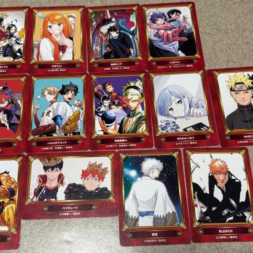 [BUNJANG] Animate Jump Festa Card Bundle Set (13 types) / 애니메이트 점프페스 카드 일괄 13종