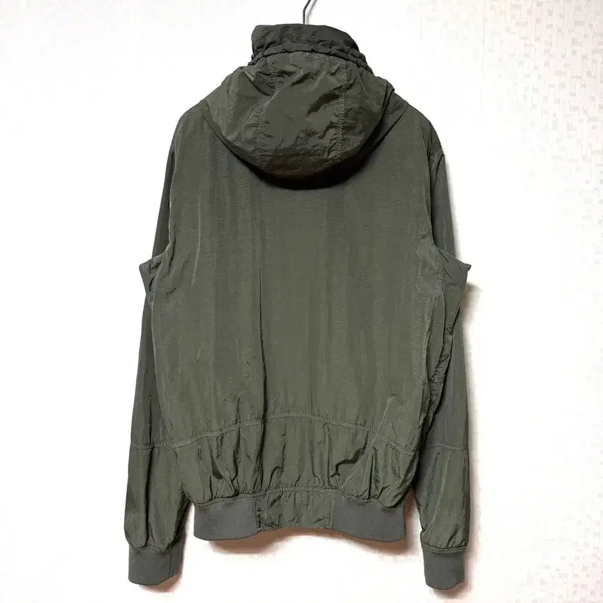 [BUNJANG] Calvin Klein Woven Zip-Up Jacket Khaki (L) / [L,100]캘빈클라인 바람막이 우븐 집업 자켓 카키