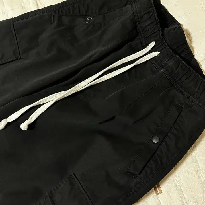 [BUNJANG] Polituru Side Cargo Pajama Pants Black / [4] 폴리테루 사이드 카고 파자마팬츠