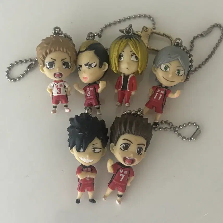 [SOLD OUT] 하이큐!! 네코마 키링 피규어 세트