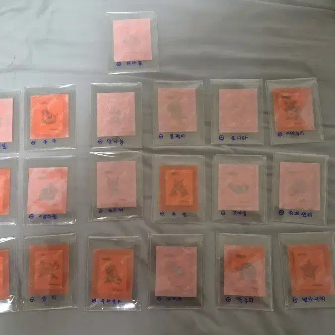[BUNJANG] Pokemon 30th Anniversary Sealed POGs Bundle Set (19 types) / 포켓몬 (구) 30주년 띠부씰 19종 일괄(미개봉)