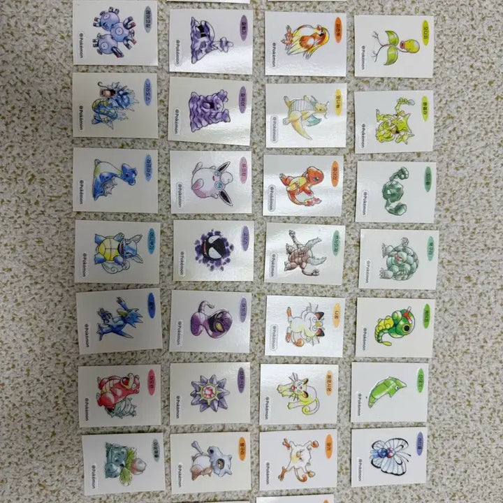 [BUNJANG] Pokemon 30th Anniversary Sticker Set (32 Types) / 포켓몬 30주년 띠부씰 32종 일괄