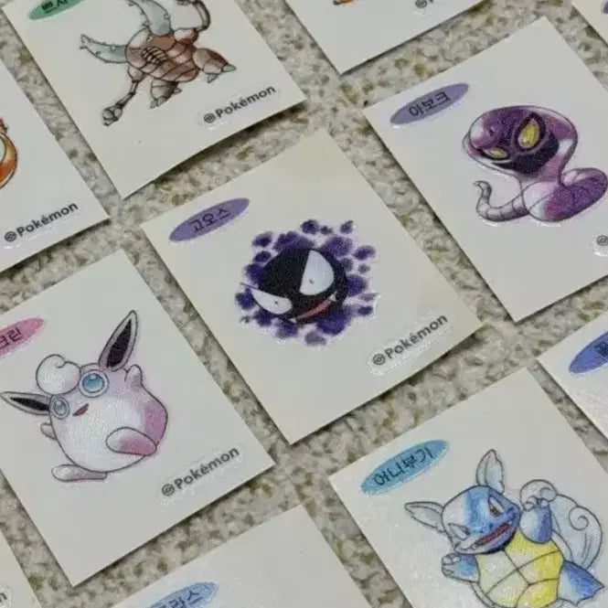 [BUNJANG] Pokemon 30th Anniversary Sticker Set (32 Types) / 포켓몬 30주년 띠부씰 32종 일괄