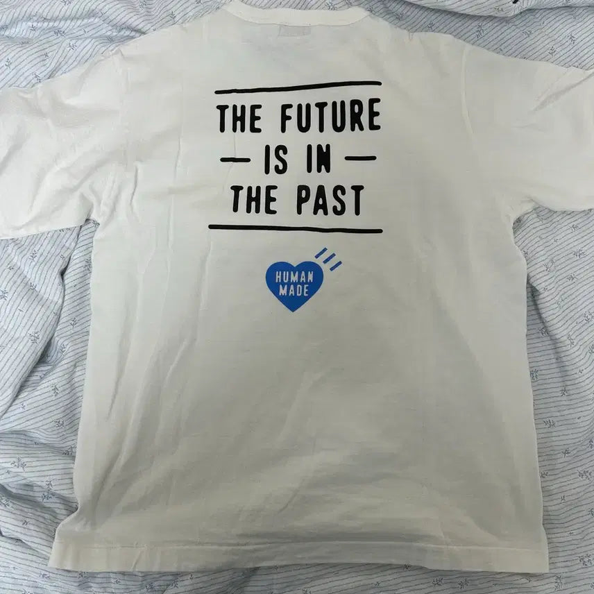 [BUNJANG] Human Made Heart Pocket T-Shirt White Limited Edition / (XL) 휴먼메이드 하트 포켓 티셔츠 화이트 오프라인 스토어 한정