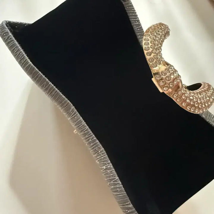 [BUNJANG] Luxury Cubic Embellished Evening Bag / 혼주가방 한복가방 파티가방