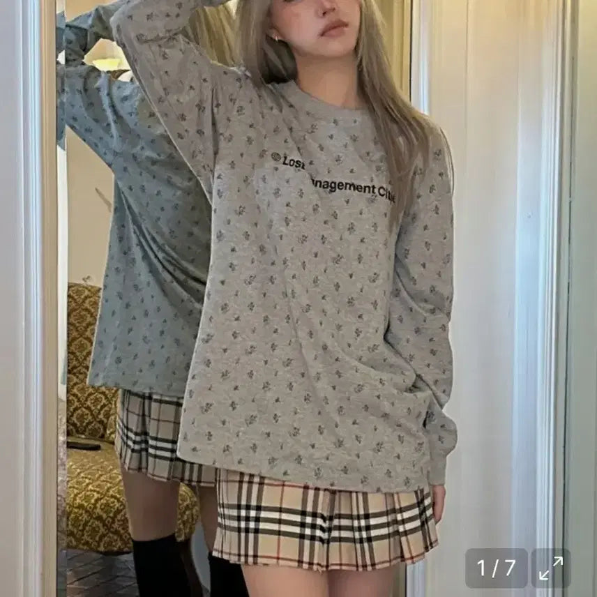 [BUNJANG] LMC Floral Pattern Long Sleeve T-Shirt / 무신사 엘엠씨 LMC 롱슬리브 교신가능