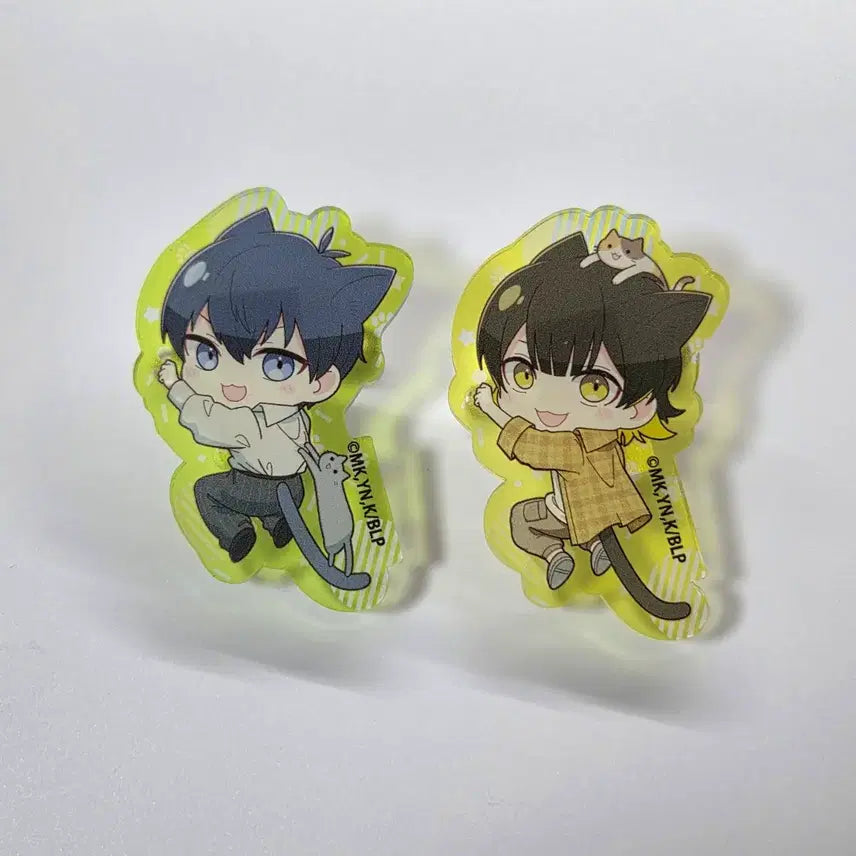 [BUNJANG] Blue Lock Acrylic Clip Isagi Yoichi &amp; Bachira Meguru / 블루 록 아크릴 클립 이사기 요이치 바치라 메구루