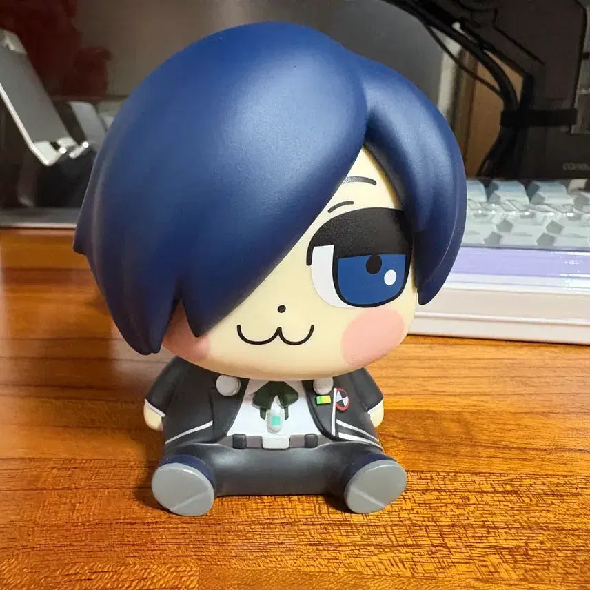 [BUNJANG] Persona 3 Protagonist Bukubu Figure (Unsealed) / (끼택포) 페르소나3 주인공 부쿠부 피규어