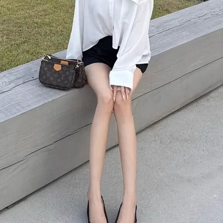 [BUNJANG] Youhyeir Premium Pocket Half Line Shirt / 유헤르 프리미엄 포켓 하프 라인 셔츠