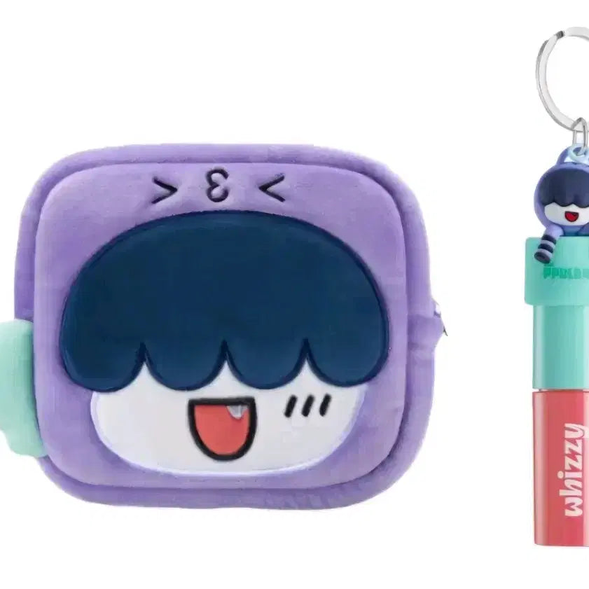 [BUNJANG] TXT Bbeokbatu Whizzy Face Pouch / Txt 투바투 뿔바투 흠냐링 페이스 파우치 흠냐링 틴트 위찌 whizzy