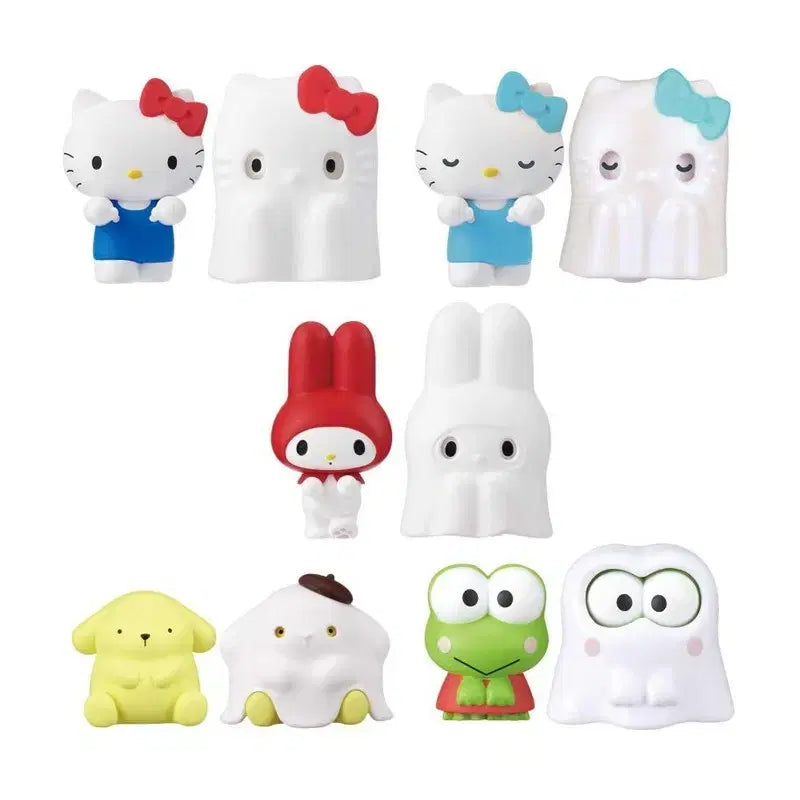 [BUNJANG] Sanrio Characters Obake Gacha Full Set (Unsealed Vinyl) / 산리오 캐릭터즈 오바케 가챠 풀세트(비닐미개봉/띠지없음)