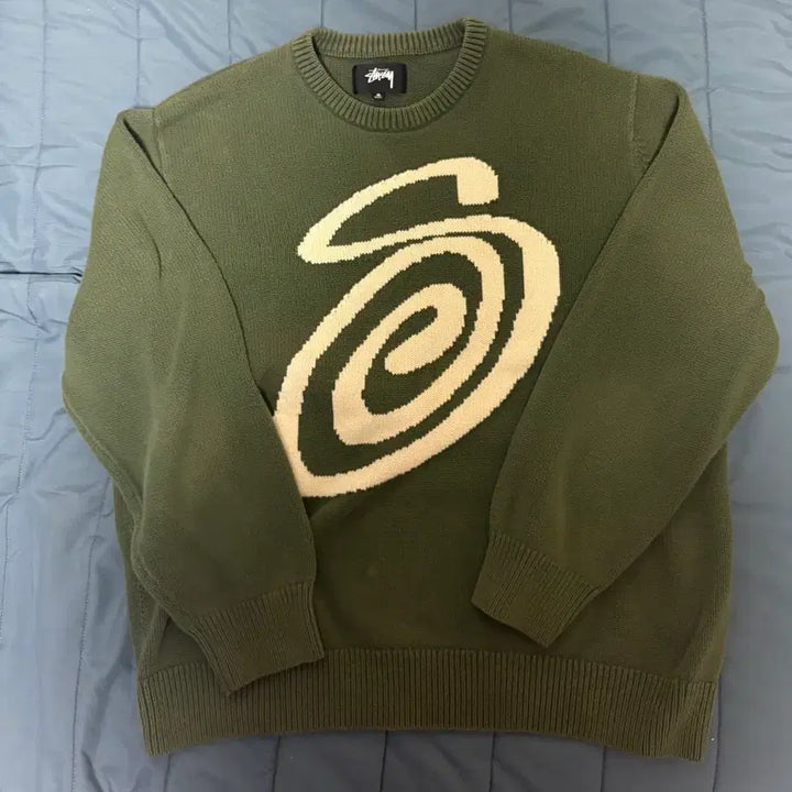 [BUNJANG] Stussy Knit Green XL / 스투시 컬리 s 니트 그린