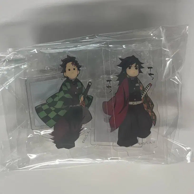[BUNJANG] Ufotable Demon Slayer: Kimetsu no Yaiba Mugen Train Arc Giyu Tanjirou Tetechi Acrylic Stand (Sealed) / [미개봉] 귀멸의 칼날 무한성편 유포터블 테치테치 아크릴 기유 탄지로